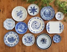 Plates Hanging Plates Blue