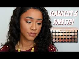 flawless 3 palette swatches tutorial