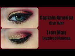 iron man inspired makeup captain