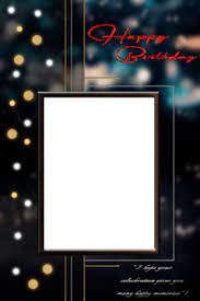 birthday wishes photo frames png