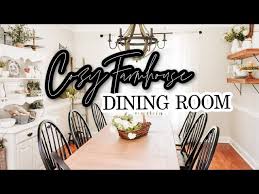 Cozy Farmhouse Dining Room Decor Tour