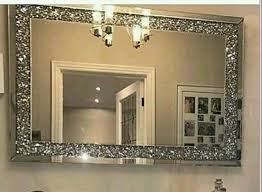 Crushed Diamond Large Mirror Hob