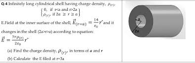 Cylindrical S Having Charge Density