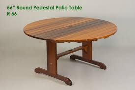 Cedar furniture fulfills the requirement for being outdoor furniture. Large Round Pedestal Patio Table Outdoor Table Classic Cedar