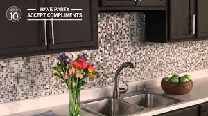 Need tile for your shower? Lowe S Backsplash Tap Thru How To Lowes Home Improvements Lowes Backsplash Kitchen Inspirations