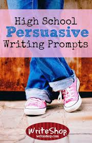 Persuasive essay prompts for high school students legal documents      This site has tons of awesome writing prompts   definitely high school  level  but love the way they re presented  common core match ups 