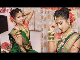 maharashtrian bridal makeup look with