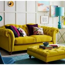 moss mustard yellow designer sofa set