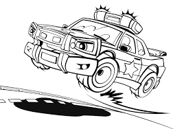 Voiture vehicule véhicules courses police véhicules militaires voitures de police. Coloriage Vehicules Voiture De Police 02 10 Doigts