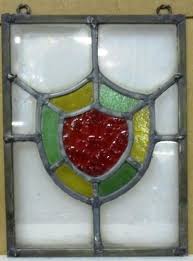 Old English Leaded Stained Glass Window
