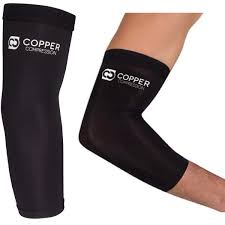 Copper Compression Recovery Elbow Sleeve Guaranteed Highest Copper Content Elbow Brace Tendonitis Golfers Tennis Elbow Arthritis Copper Infused Fit