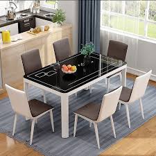 6 Chairs Dining Table Set