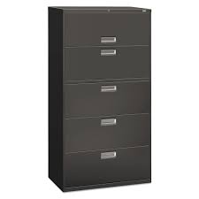 5 drawer 36 wide lateral file cabinet