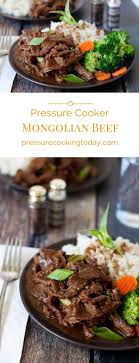 This pressure cooker / instant pot mongolian beef is made with thinly sliced flank steak, then cooked in a lightly sweet, garlic ginger sauce until tender. Pressure Cooker Instant Pot Mongolian Beef Recipe