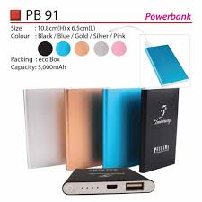 You can checkout branded power banks that are a perfect fit as a corporate or annual dinner gift which comes in top quality and specifications. 5 000mah Power Bank Pb91 Premium Gift Supplier