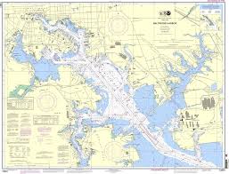 Noaa Nautical Chart 12281 Baltimore Harbor Is A Standard