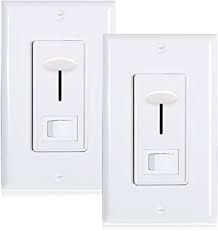 Dewenwils dimmer switch for led lights/cfl/incandescent, 3 way/single pole in wall light dimmer with decorative cover plate, white, 2 pack, ul listed 4.3 out of 5 stars 50 $16.99 $ 16. Maxxima 3 Way Single Pole Dimmer Electrical Light Switch 600 Watt Max Led Compatible Wall Plate Included 2 Pack Amazon Com