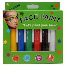 5 star face paint sticks 6pc the