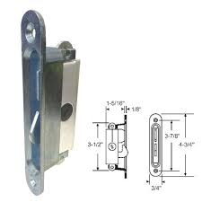 sliding glass door keyed cylinder lock