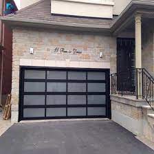Modern Glass Panel Lift Garage Door