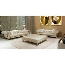 plain u shape luxury sofa set