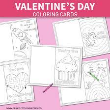Maybe you would like to learn more about one of these? Printable Coloring Valentines Day Cards Messy Little Monster