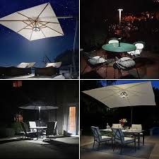 Rechargeable Parasol Lights Parasol