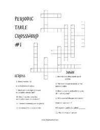 periodic table crosswords skip the
