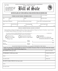 Auto Bill Of Sale 11 Free Word Pdf Documents Download