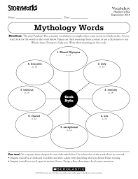 mythology words storyworks date mythology words directions the play pandora s box contains vocabulary you might often come across in greek myths