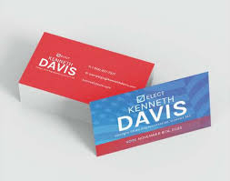 political business card printing