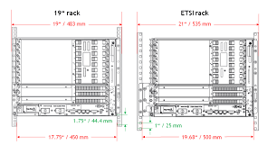 standard server rack dimension and