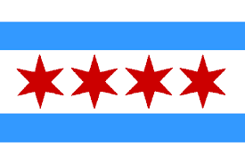 State flag of illinois chicago vector state illinois colors meaning. Chicago Illinois U S