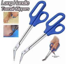 2 pcs easy grip long handled toenail