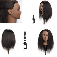 Joint pain at wooden mannequin isolated on white. Afro American Cosmetology Mannequin Head 100 Human Hair Hairdresser Training New 732173962976 Ebay Hair Mannequin Hairdressing Training Mannequin Heads