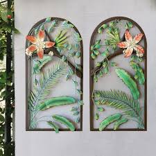 Arched Outdoor Metal Wall Decor