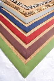 jute rug with cotton border at best