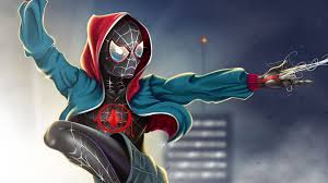 These models are inspired by marvel's character and designed by lorenzo di. Elegant Spider Man Miles Morales Suit Spiderman Into The Spider Verse 1927241 Hd Wallpaper Backgrounds Download