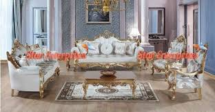 grey wooden carved sofa set at best