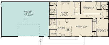 3 Bedroom House Plan With Metal