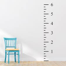 6ft Ruler Height Chart Wall Decal