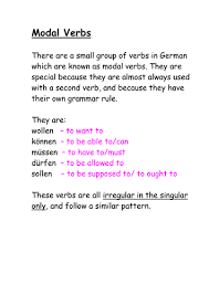 What are the german modal verbs, how to conjugate german modal verbs and how to use them. Activities For Teaching Modal Verbs German Portlandnewline