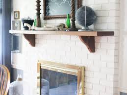 How To Paint A Brick Fireplace And The