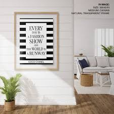 coco chanel framed art quote chanel