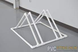 how to make a pvc bike stand simple