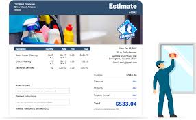 cleaning estimate template