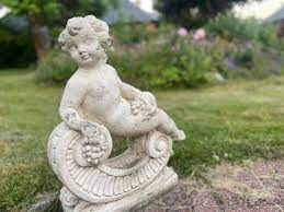 Antique Garden Sculptures Vintage