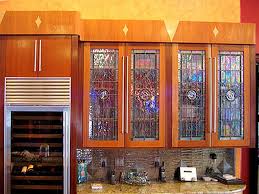 Stained Glass Contemporary Cabinet
