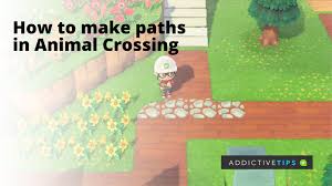 how to make paths in crossing