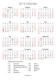 Printable 2019 Calendars Pdf Calendar 12 Com